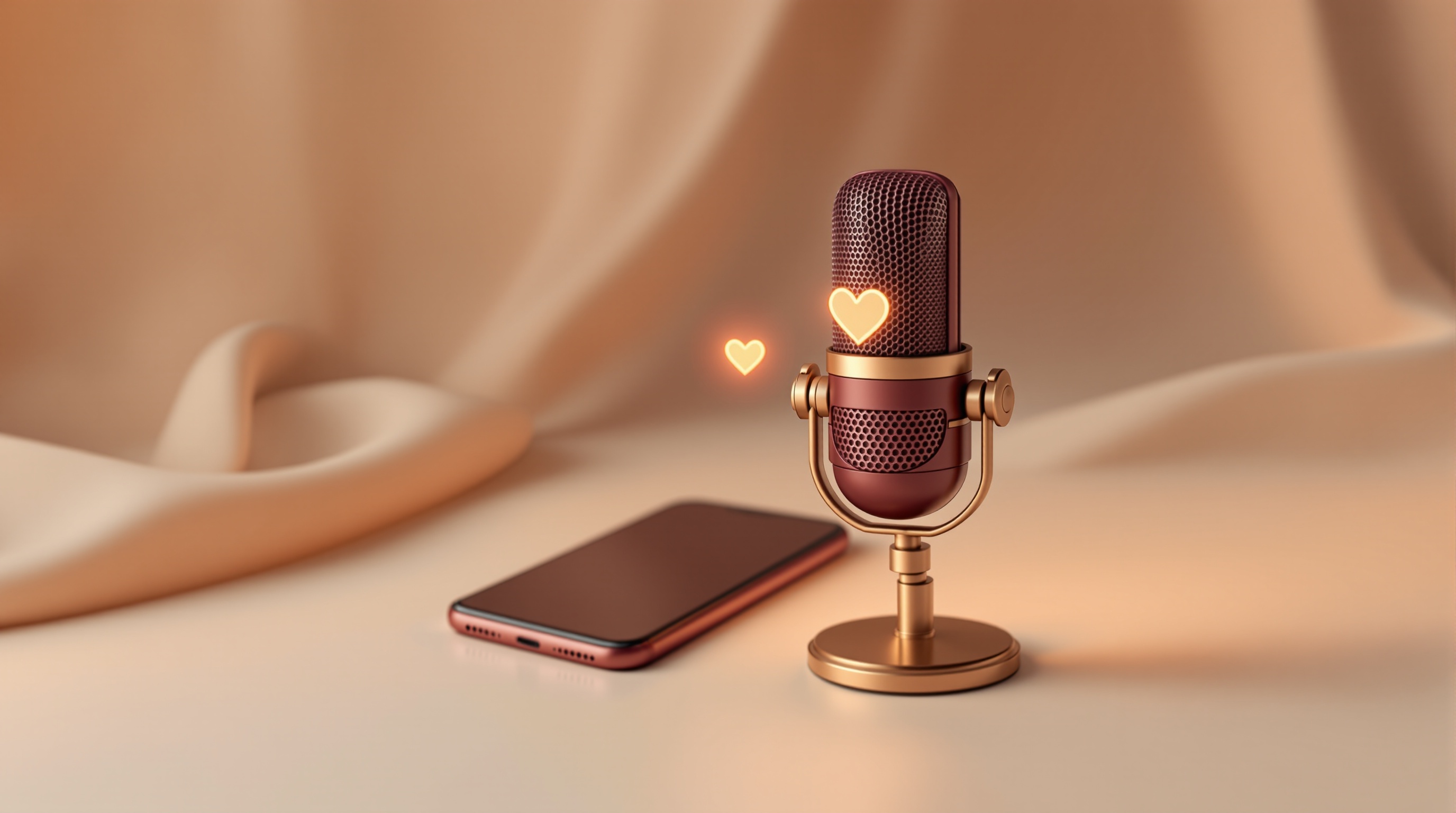 MakePodcast founder workspace: a script turning into a short branded podcast reel